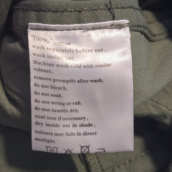 KSUBI Womens Army Green High Rise Interlude Ankle Cargo Pants Size Medium - Picture 10 of 14